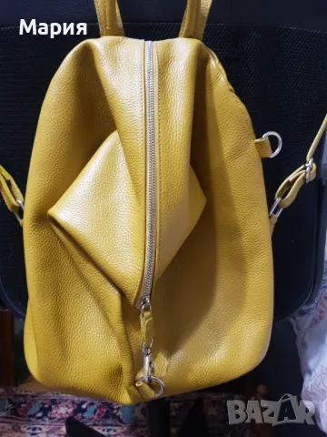 Дамска раница естествена кожа