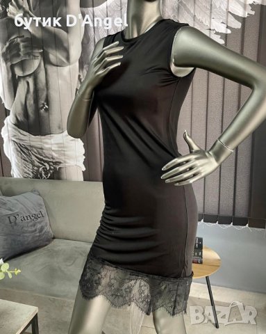 Елегантна и стилна рокля по тялото с дантела , снимка 2 - Рокли - 41166223