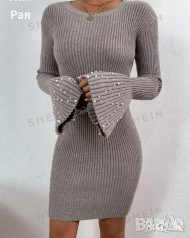 Рокля с перли , снимка 3 - Рокли - 50664812