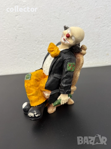 Колекционерска статуетка / фигура на клоун. №7736, снимка 2 - Антикварни и старинни предмети - 52803426
