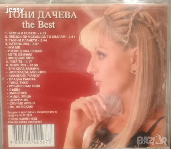 Тони Дачева - Колекция от дискове , снимка 16 - CD дискове - 37661476