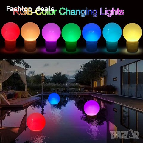 Хлорен диспенсър дозатор за хлор за басейн плаващ соларен светещ Нов, снимка 2 - Басейни и аксесоари - 33790148