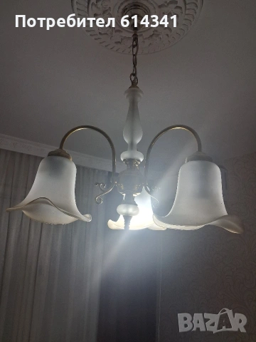 Ретро абажури, снимка 2 - Полилеи - 53487387