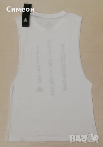 Adidas Three Stripe Life Tank НОВ оригинален потник S Адидас спорт, снимка 6 - Спортни дрехи, екипи - 35842697