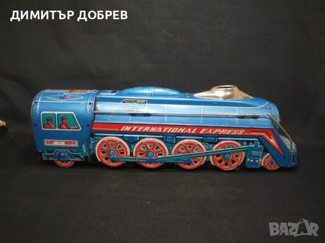 СТАРА РЕТРО СОЦ ЛАМАРИНЕНА ИГРАЧКА ЛОКОМОТИВ CHINA, снимка 2 - Антикварни и старинни предмети - 40788496