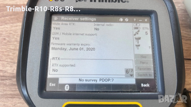 GNSS приемник Trimble R6-4, снимка 9 - Други инструменти - 53778012