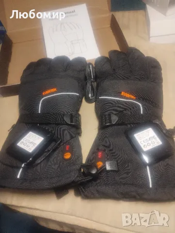 Отопляеми ръкавици за мъже и жени, Отопляеми ръкавици за мотоциклети със 7,4 V 3200mAh

, снимка 4 - Ръкавици - 48440755