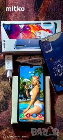 SAMSUNG GALAXY A70-Перфектно състояние.Пълен комплект