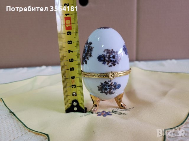 Порцеланова кутийка яйце, снимка 8 - Колекции - 40338545