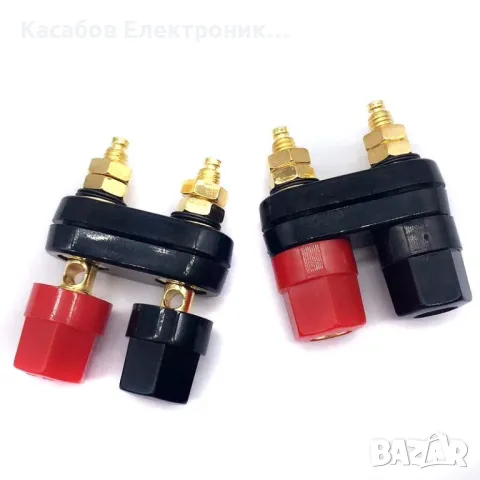 4мм Гнездо тип банан за панелна колона, двойно позлатено, високо качество