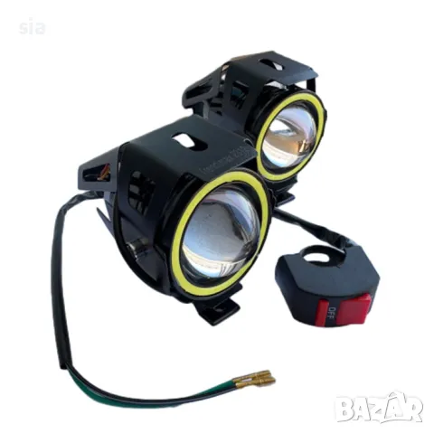 Халогени за мотор, 12-24V, 2БР, снимка 2 - Части - 49397827