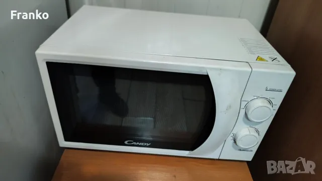 Микровълнова Candy с оставаща гаранция 1г неразличим от нов , снимка 3 - Микровълнови - 47456765
