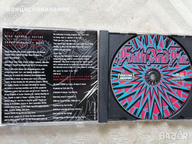 Faith and Fire /  ОРИГИНАЛЕН диск - хард рок , снимка 2 - CD дискове - 41521211