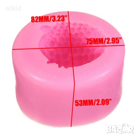 3D Таралеж Таралежче силиконов молд форма фондан гипс смола украса декор шоколад свещ сапун, снимка 5 - Форми - 30183970