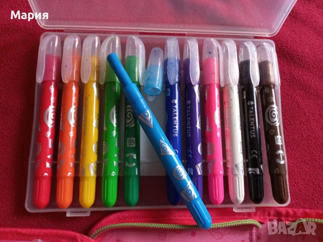 Химикалки, писалки, сини, цветни, гел пастели, снимка 3 - Други - 44416013