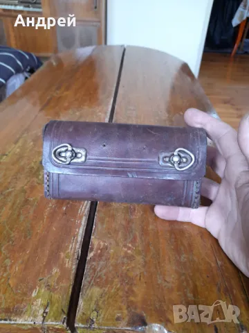 Стара кожена чантичка за велосипед,колело #5, снимка 2 - Други ценни предмети - 49622053