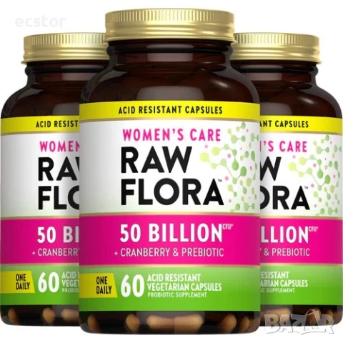 Raw Flora Пробиотик + Пребиотик, снимка 5 - Хранителни добавки - 51427107