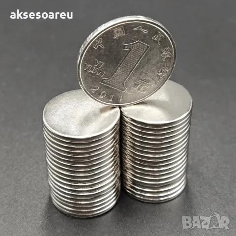 Супер силни нови неодимови дискови малки мощни магнити за хладилник строителни научни занаятчийски и, снимка 17 - Колекции - 47892655