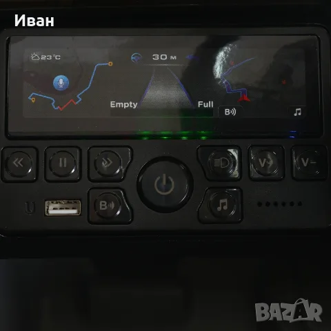 ТОП ЦЕНА!НОВО!Акумулаторен джип Mercedes-Benz G580 RED с 12V батерия,МЕКИ ГУМИ,кожена седалка,USB, снимка 9 - Детски велосипеди, триколки и коли - 56125037