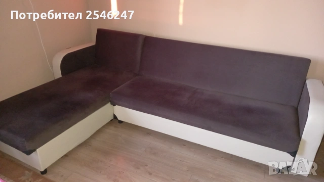 Ъглов диван, снимка 1 - Дивани и мека мебел - 53643128