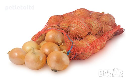 Рашел плетени торби с връзки за опаковане на зеленчуци, плодове, ядки и др., снимка 2 - Огради и мрежи - 33844114