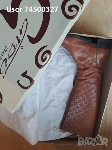 Дамски ботуши GIDO естествена кожа р-р 39, снимка 2 - Дамски ботуши - 48023544