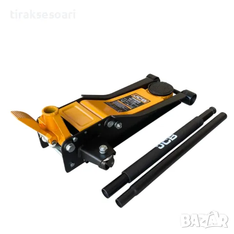 Нископрофилен крик крокодил 4 тона с две помпи и педал 75 - 505 мм JCB, снимка 2 - Други инструменти - 50127123