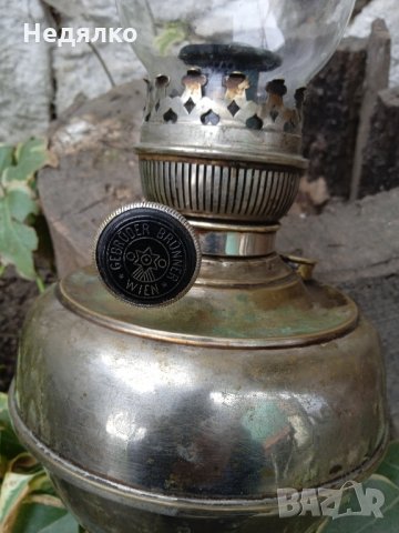 Gebruder Brunner Wien,1880г,оригинална газена лампа, снимка 9 - Антикварни и старинни предмети - 35882668