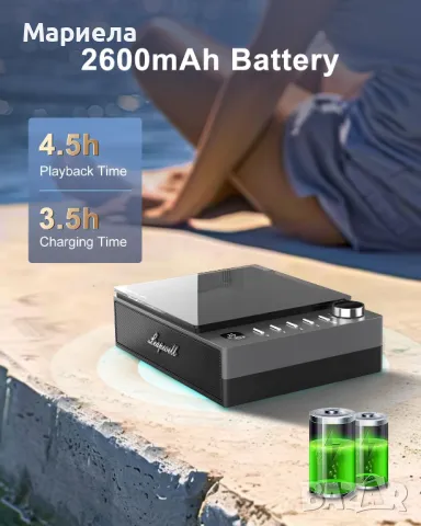 Портативен CD плейър / Преносим CD плейър с Bluetooth,FM,USB, снимка 6 - Други - 49271662