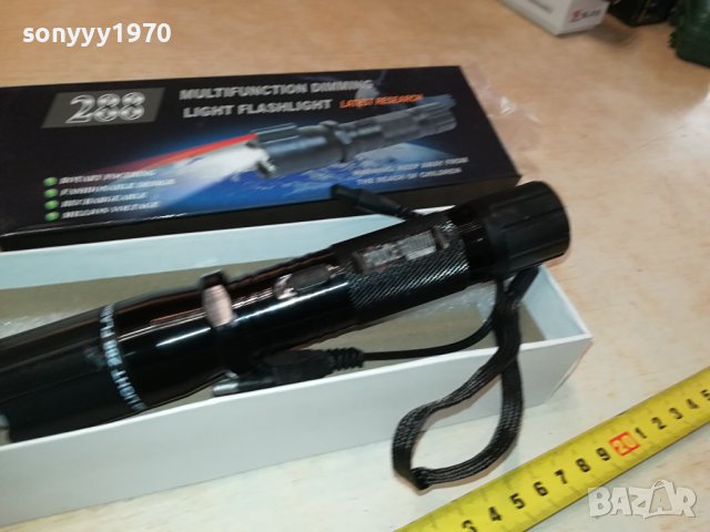 ФЕНЕР С ЕЛЕКТРОШОК И ЛАЗЕР-НОВ 2510231108, снимка 16 - Екипировка - 42713246