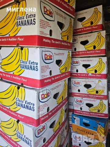Продавам кашони от банани, снимка 2 - Друго търговско оборудване - 53028026