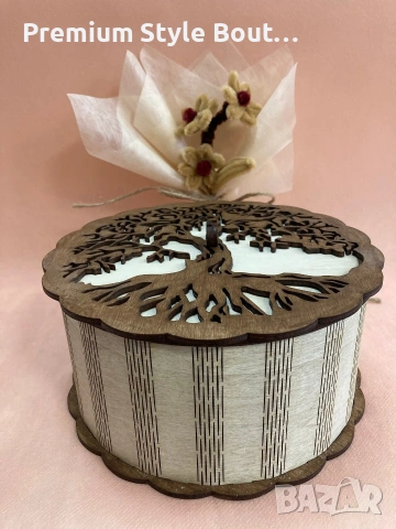 дървена кутия 