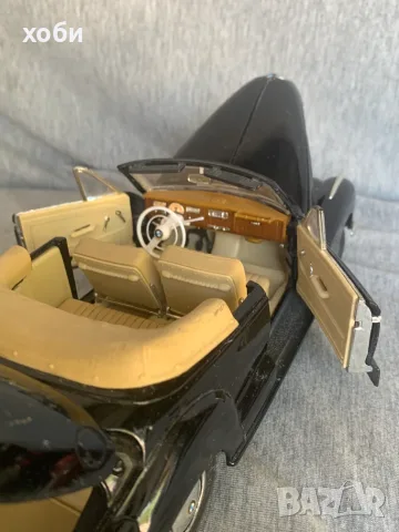 количка  BMW 502 Cabriolet (1955 г.) в мащаб 1:18  Maistо, снимка 5 - Колекции - 55970604