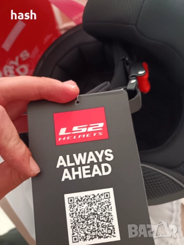 Мото каска LS2 OF616 AIRFLOW II ПЛЪТЕН ГЛАНЦ БЯЛ-06, размер М, снимка 7 - Спортна екипировка - 52581859