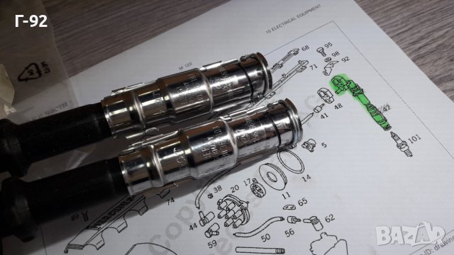 A0001566610**NEU**Mercedes Benz**W140**R129**M120**V12**ЛУЛИ ЗА ЗАПАЛИТЕЛНИ СВЕЩИ**, снимка 2 - Части - 40351397