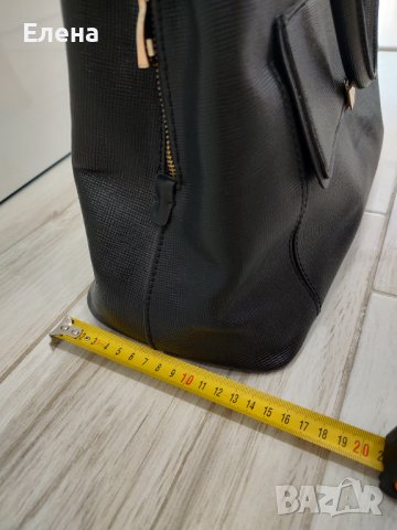 Черна дамска чанта Zara, снимка 7 - Чанти - 41019102