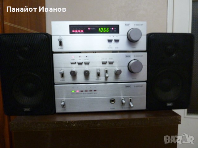BASF  tuner D-6500,preamp d-6510,power amplifier D-6530,speakers D-8335 