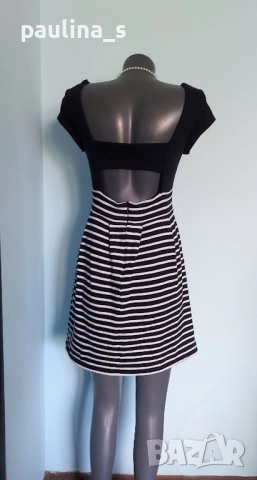 Памучна рокля с гол гръб , снимка 9 - Рокли - 52387084