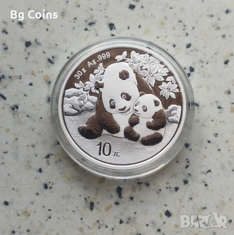 Сребро 30 гр 2024 Панда 