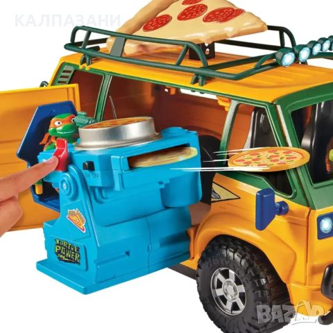 TMNT Костенурка Нинджа "Пълен Хаос" Камион Пица Ван 83468, снимка 4 - Коли, камиони, мотори, писти - 41803916