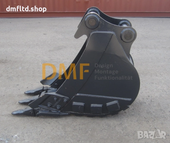 КОФА ЗА БАГЕР – 400 мм, ЗЪБИ + СТРАНИЧНИ РЕЗЦИ, 60 мм ПИНОВЕ (10T) ТЕЖКА СЕРИЯ, снимка 2 - Аксесоари и консумативи - 52581224