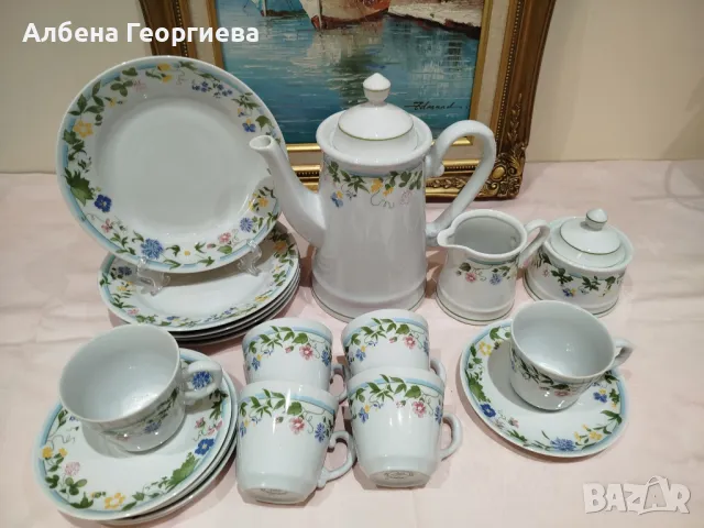 Нежен десертен комплект за кафе KAHLA , снимка 3 - Сервизи - 50403240