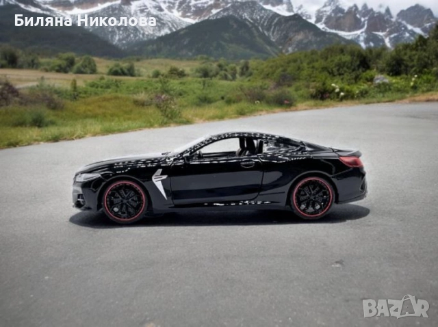 Автомобил BMW M8 с 3 реалистични звука и светлини, снимка 11 - Коли, камиони, мотори, писти - 52579291