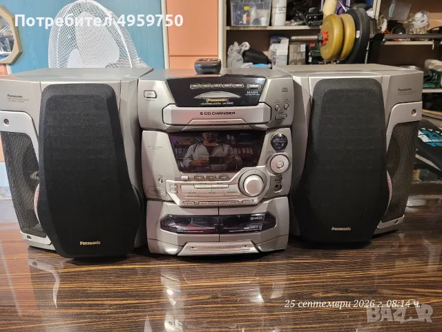 Panasonic SC-AK45 само радиото работи, снимка 5 - Аудиосистеми - 56227551