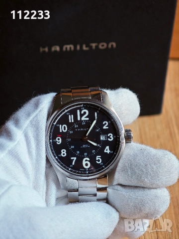 Hamilton Khaki Field Officer Auto 44 mm, снимка 7 - Мъжки - 52754371