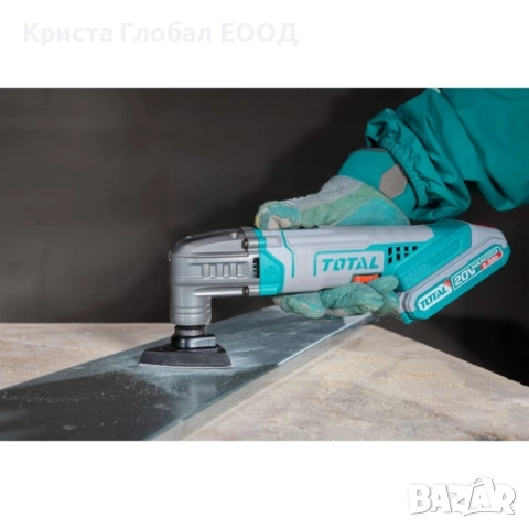 Акумулаторен мултифункционален инструмент TOTAL TMLI2022, 20 V, без батерия, снимка 2 - Други инструменти - 51454046