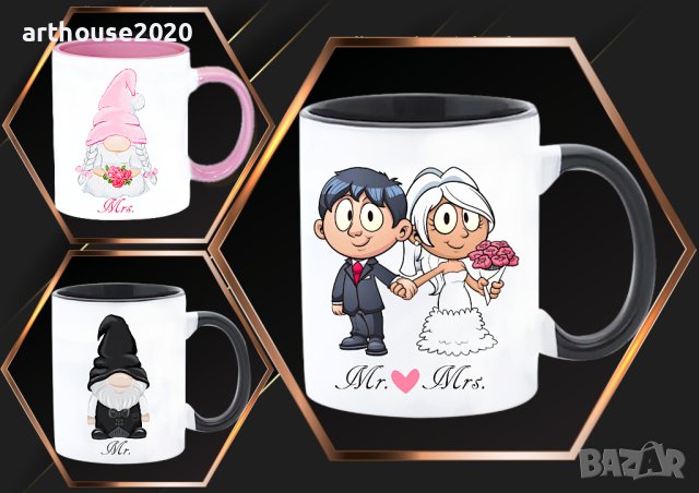 Чаши за влюбени,персонализирани,със снимка и надпис,високо качество, снимка 15 - Романтични подаръци - 44397521