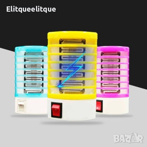 Електрическа лампа против комари, LED светлина - TV1048, снимка 7 - Друга електроника - 52173632