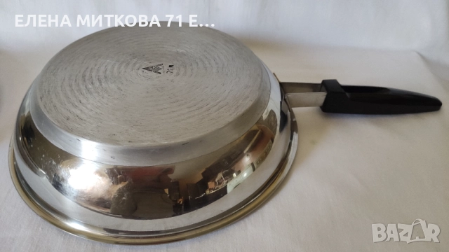 АМС масивен тиган от неръждаема стомана с термо капак, снимка 5 - Съдове за готвене - 51660595