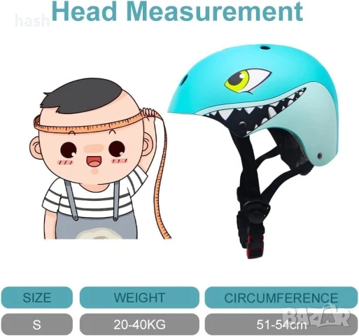 Детска каска XIAPIA, 2-5 години, момчета и момичета, регулируема велосипедна каска, р-р 51-54 см, снимка 5 - Аксесоари за велосипеди - 50886580